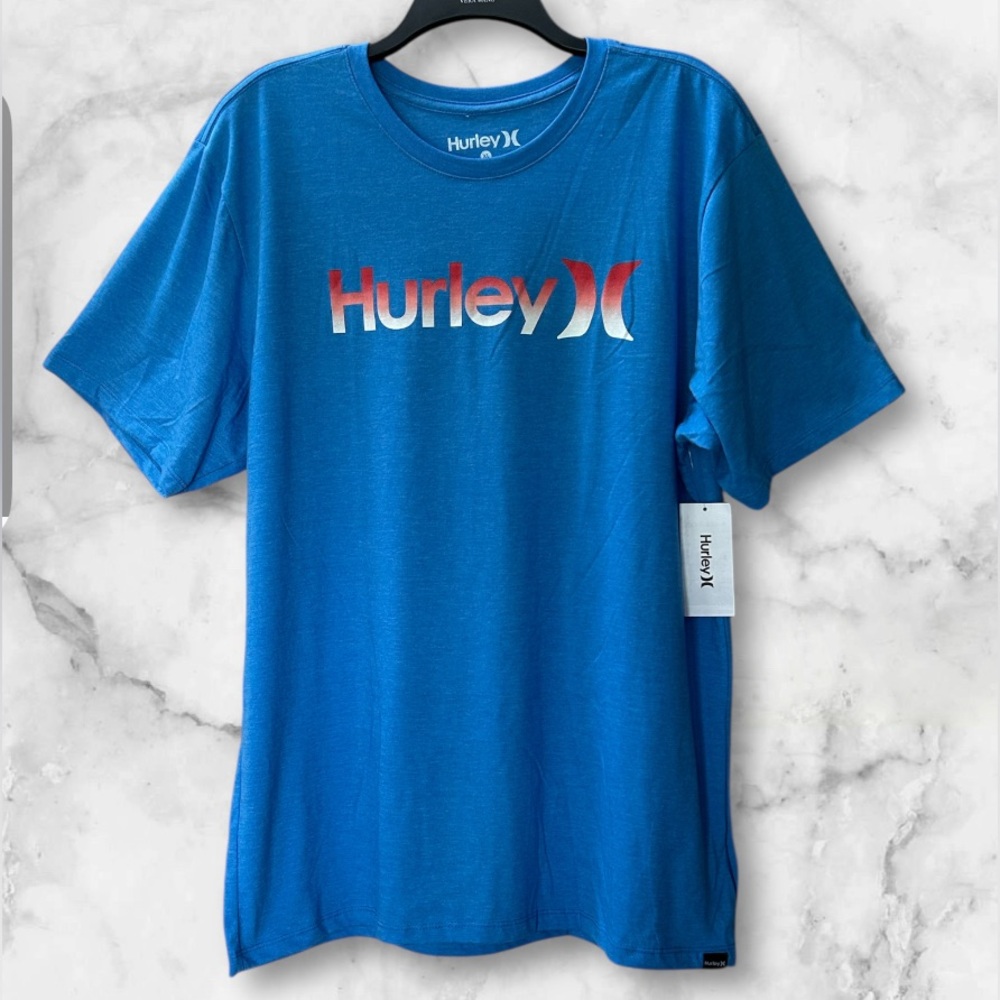 NWT Hurley Gradient One & Only Men’s Graphic Tee Shirt Modern Fit Size XL - Picture 2 of 12
